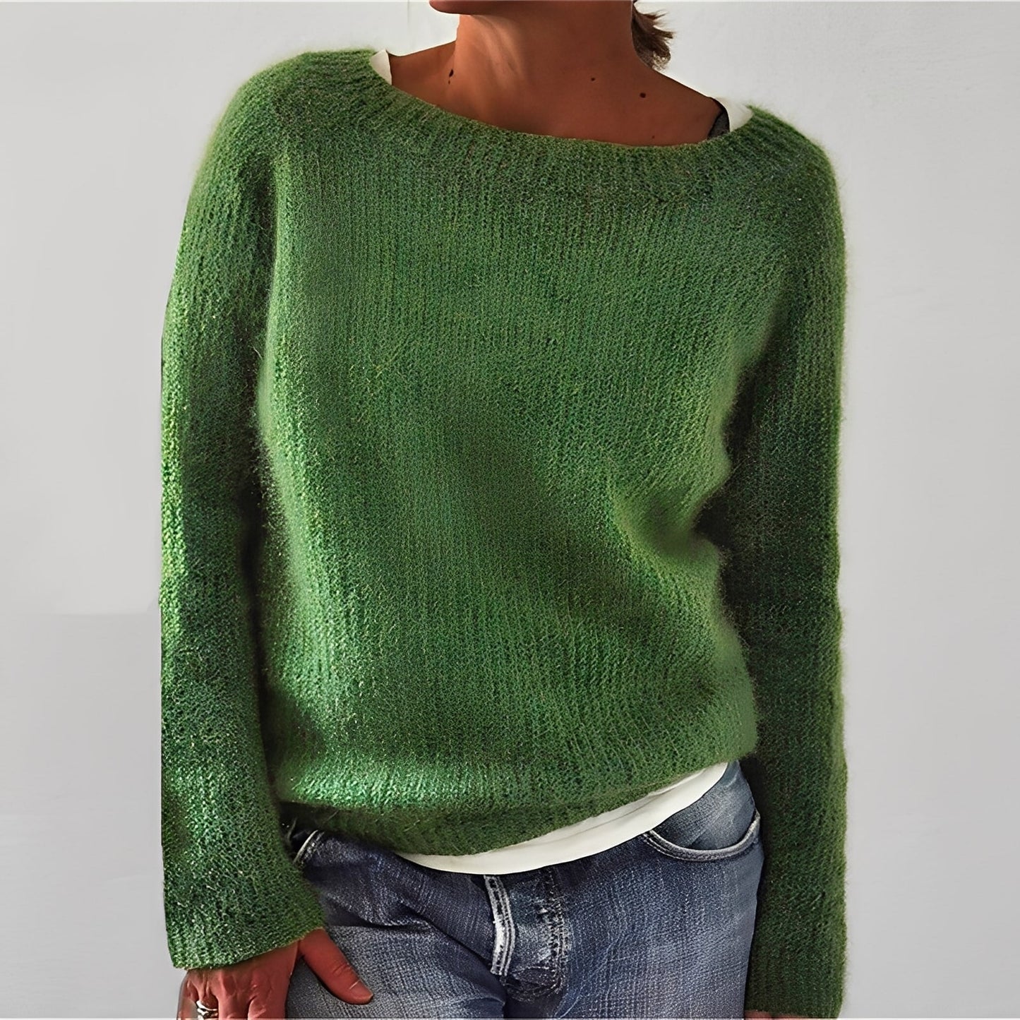 Murielle - Lässiger Strickpullover für Frauen