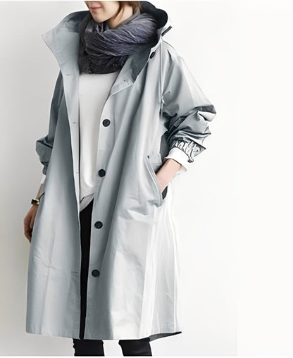 Alicia - Trenchcoat mit Kapuze für Damen