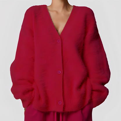 Lavena - Bequemer, weiter Damen-Kaschmirpulli