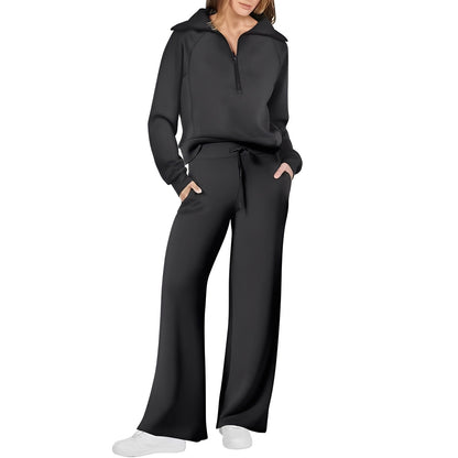 Cécile - Bequemer Pullover und Hose für Damen Set