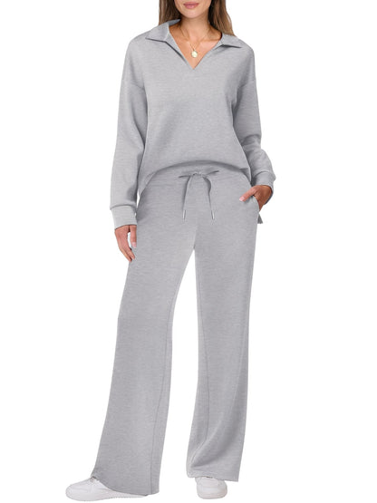 Justina - Bequemes Damen-Set mit Pullover und Hose