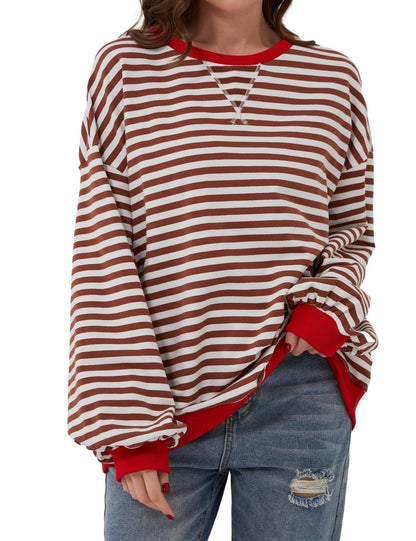 Cordelia - Stilvoller, legerer Damenpullover mit Streifen