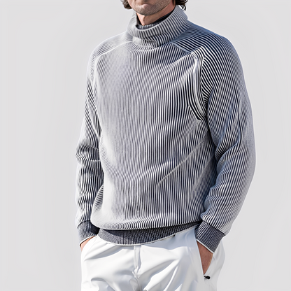 Chadwick - Eleganter, warmer Herrenrollkragenpullover aus Wolle
