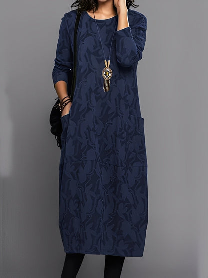 Kadence - Elegantes Damenkleid mit langen Ärmeln