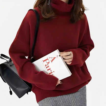 Amilia - Eleganter und lässiger Damen Rollkragenpullover