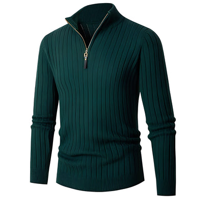 Roland - Eleganter Herrenpullover mit halbem Rollkragen