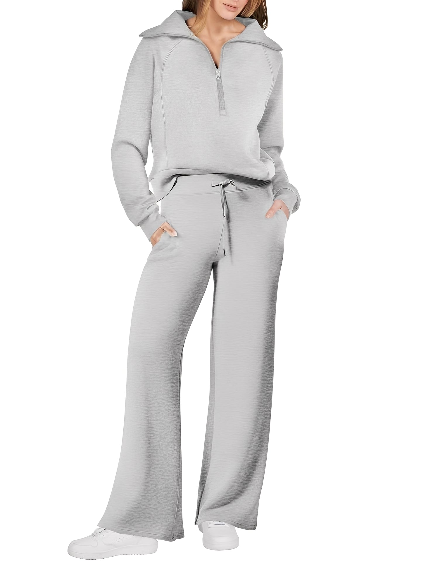 Cécile - Bequemer Pullover und Hose für Damen Set