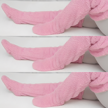 Camellia - Warme, kniehohe Wintersocken für Damen