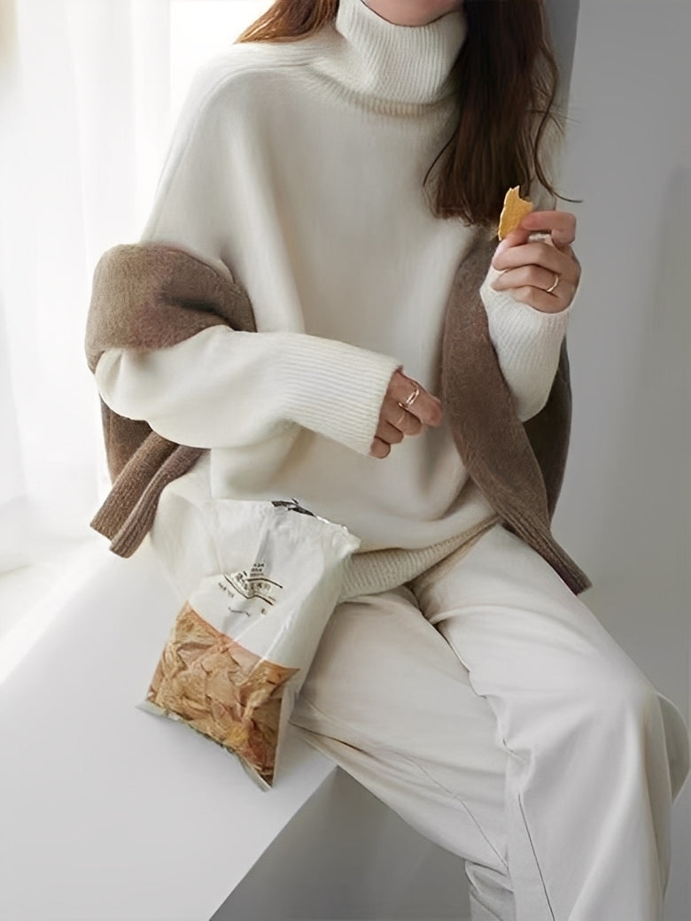 Gloria - Damen-Rollkragenpullover aus edler Wolle