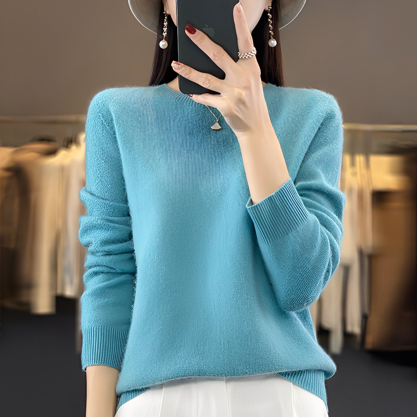 Cheyanne - Eleganter Damen-Kaschmirpullover