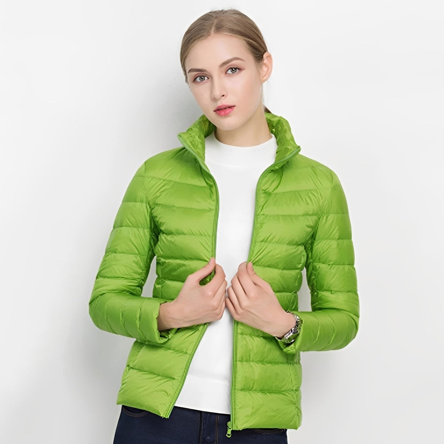 Rena - Elegante, leichte Damen-Daunenjacke
