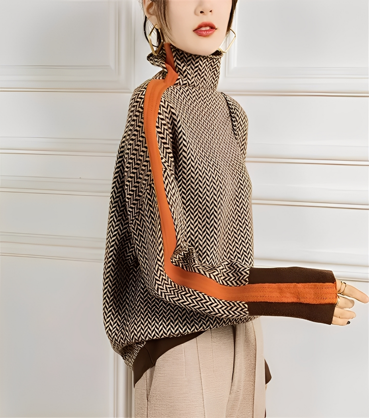 Anita - Eleganter Rollkragenpullover aus Kaschmir für Damen