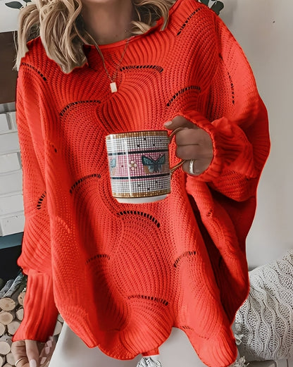 Kassandra - Schicker Damenpullover mit Ausschnitt