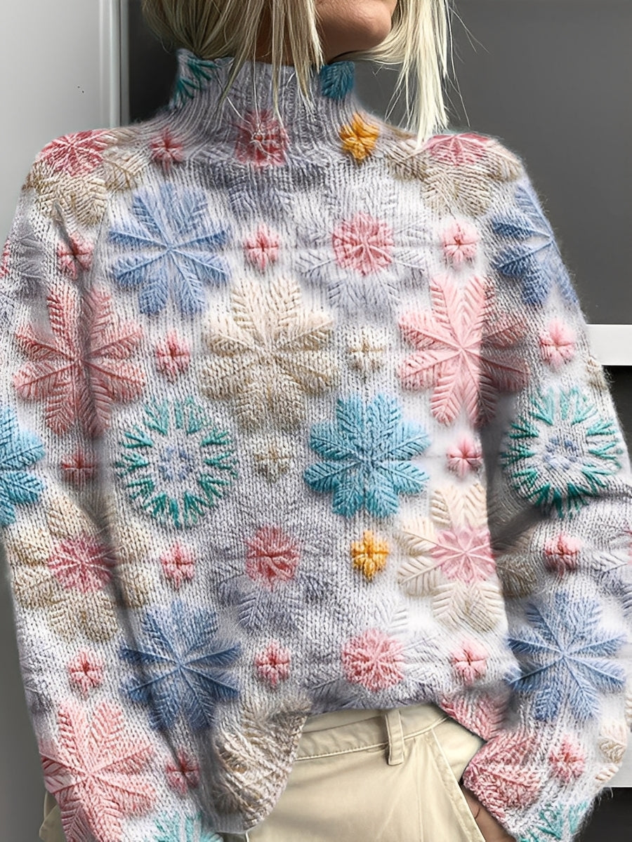 Amy - Eleganter Damen-Rollkragenpullover