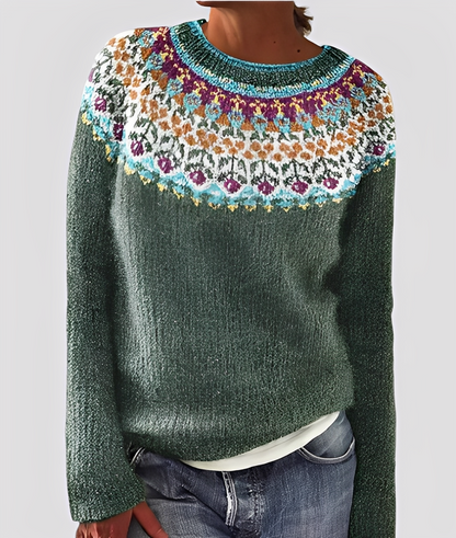 Christal - Damen-Wollpullover, elegant und leger geschnitten
