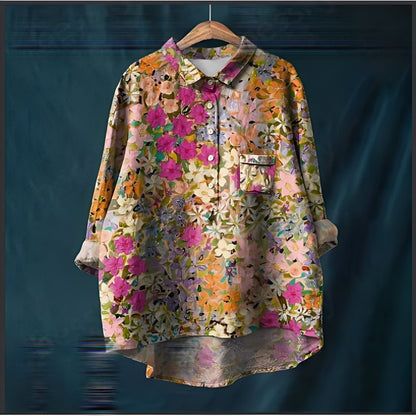 Garance - Klassische Bluse mit langen Ärmeln für Damen