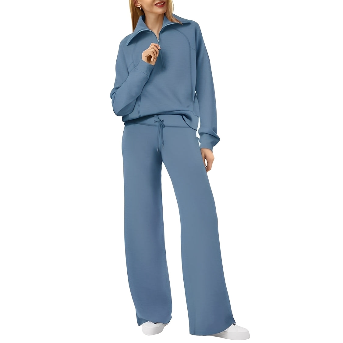 Cécile - Bequemer Pullover und Hose für Damen Set