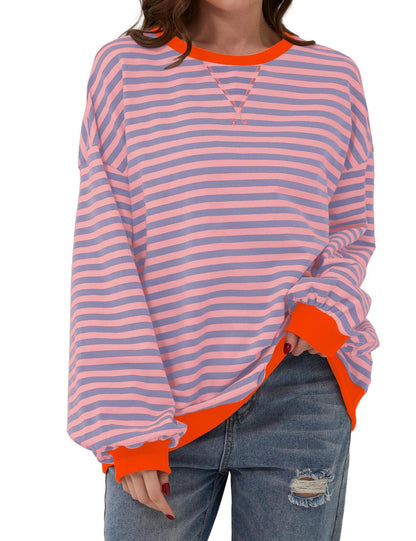 Cordelia - Stilvoller, legerer Damenpullover mit Streifen