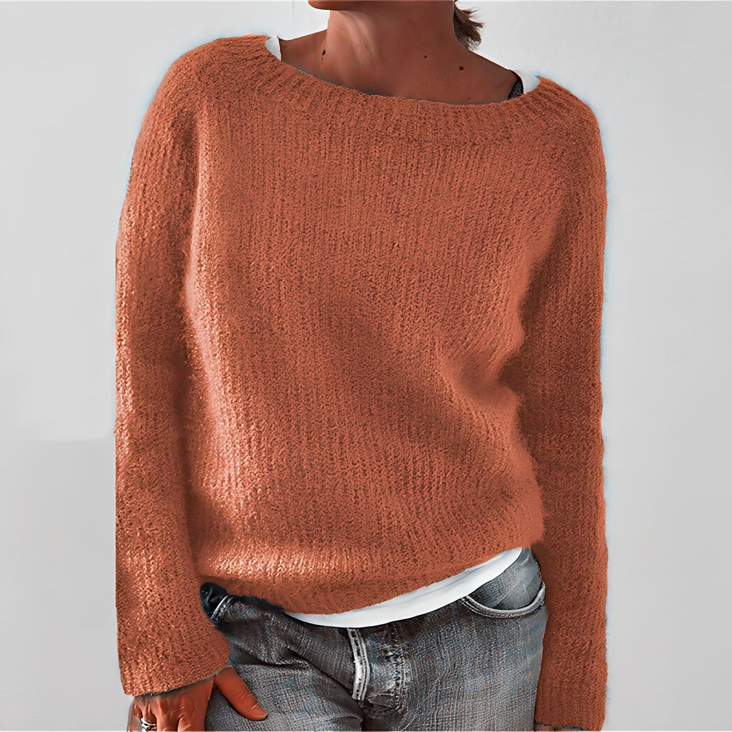 Murielle - Lässiger Strickpullover für Frauen