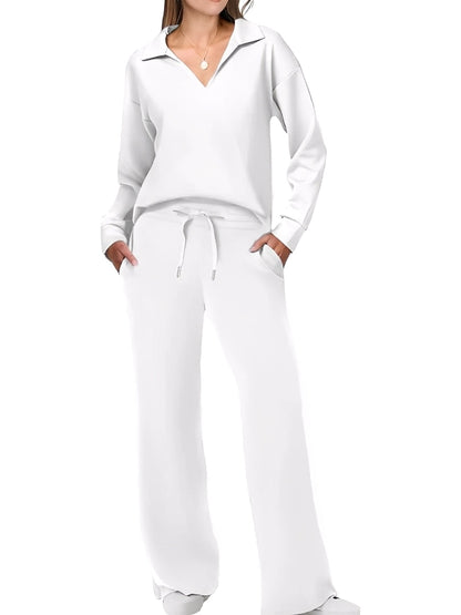 Justina - Bequemes Damen-Set mit Pullover und Hose