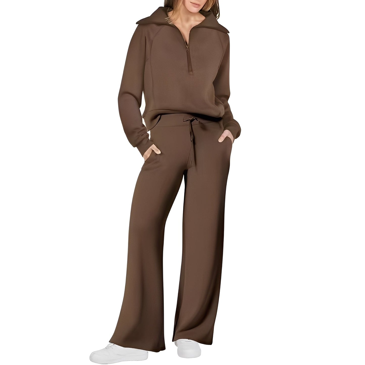 Cécile - Bequemer Pullover und Hose für Damen Set