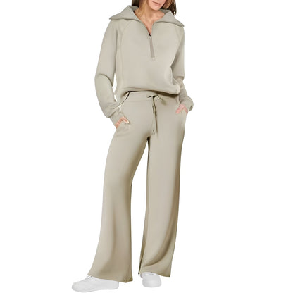 Cécile - Bequemer Pullover und Hose für Damen Set