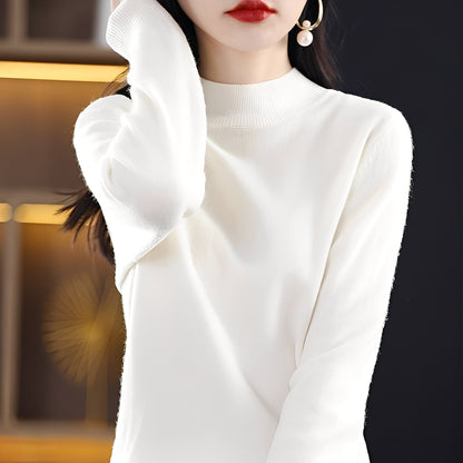 Natille - Angenehmer Damenpullover aus Kaschmir und Wolle