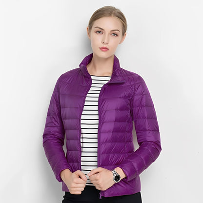 Rena - Elegante, leichte Damen-Daunenjacke