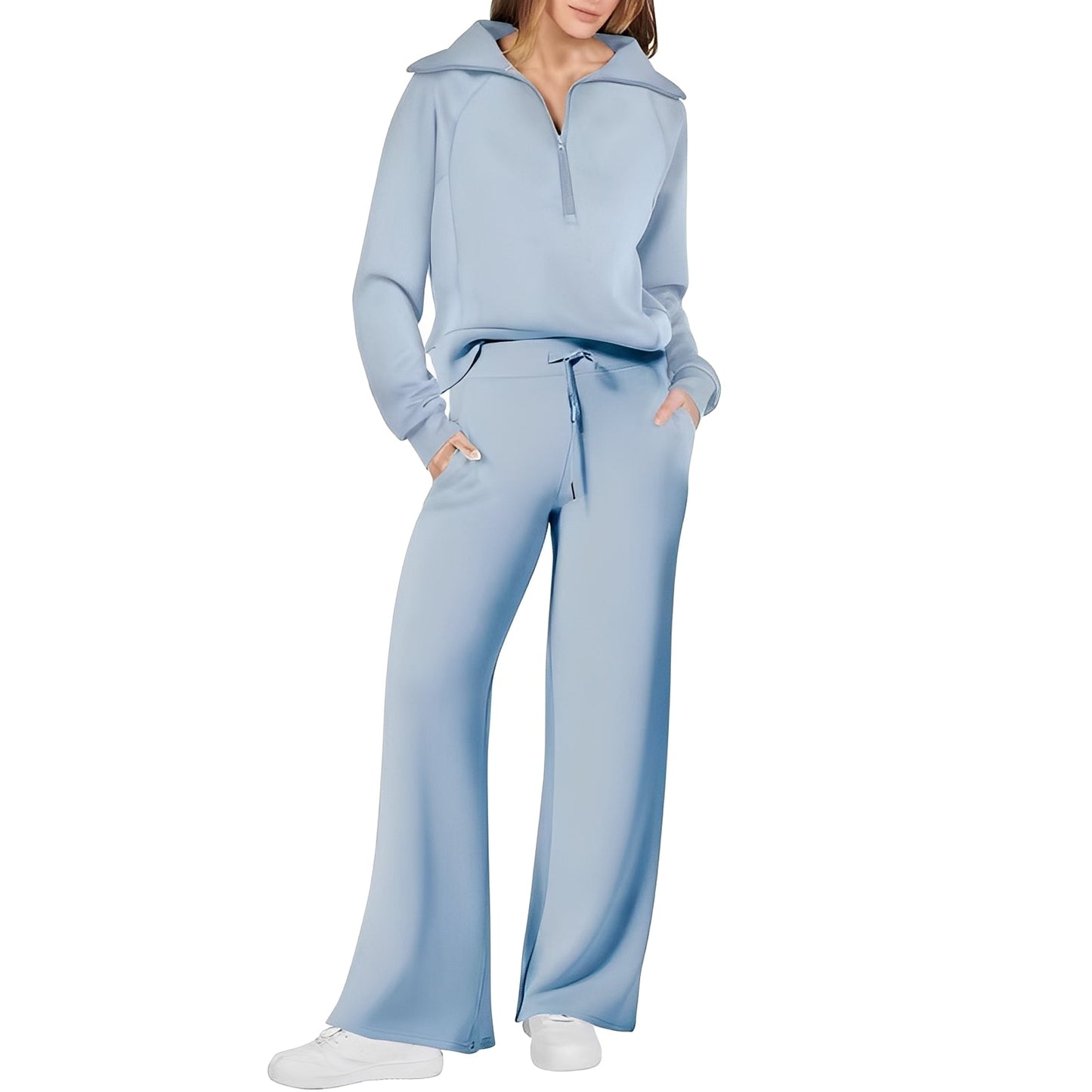 Cécile - Bequemer Pullover und Hose für Damen Set