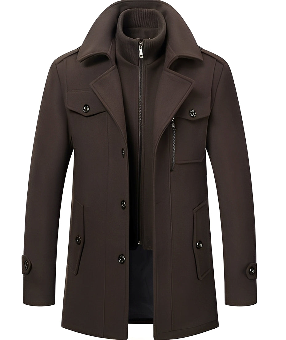 Hervé - Warmer Wintermantel für Herren