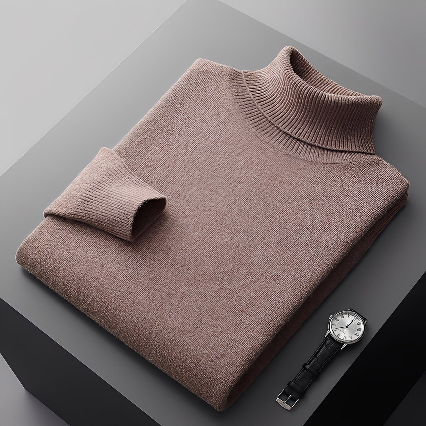 Osborn - Eleganter Kaschmir-Rollkragenpullover für Herren