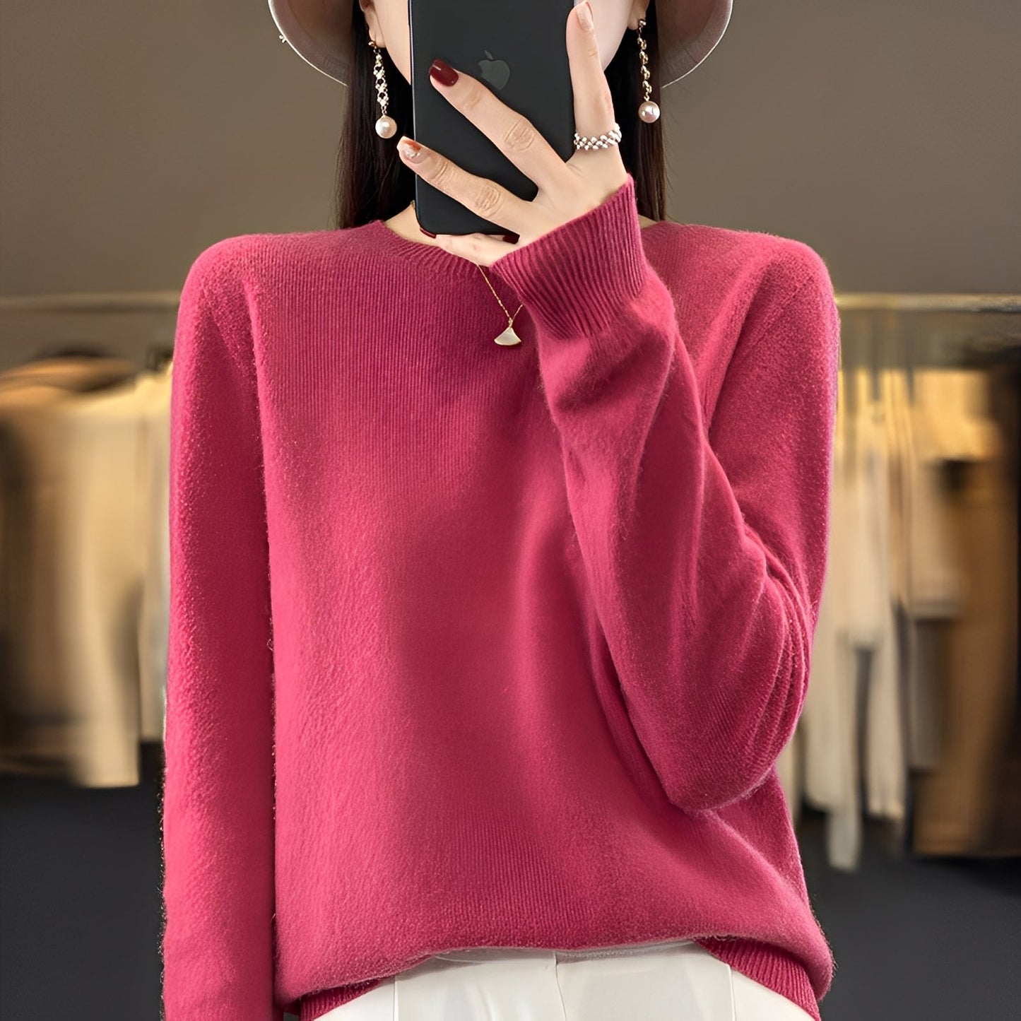 Cheyanne - Eleganter Damen-Kaschmirpullover