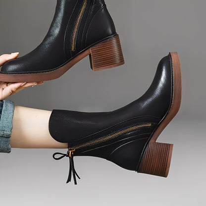 Pamella - Traditionelle Damenlederstiefel