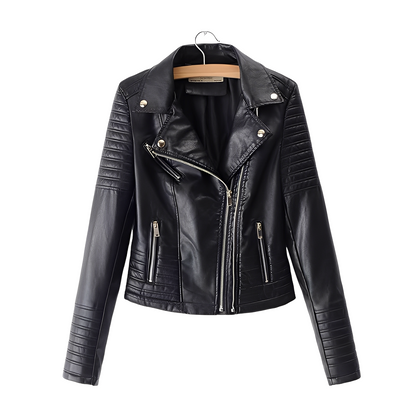 Cherie - Moderne, enge Damenlederjacke