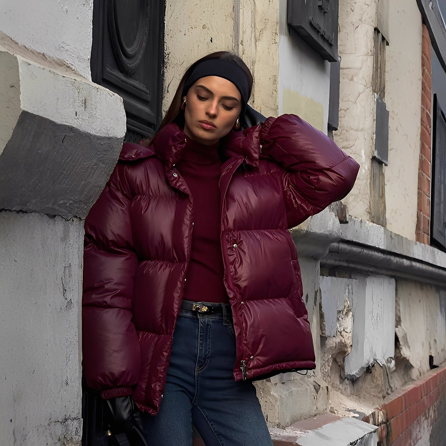 Rozanne - Damen-Winterjacke mit abnehmbarer Kapuze