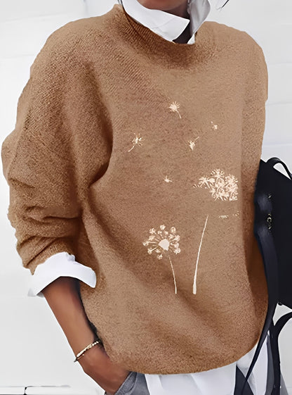 Milly - Moderner, locker geschnittener Damenpullover mit Muster