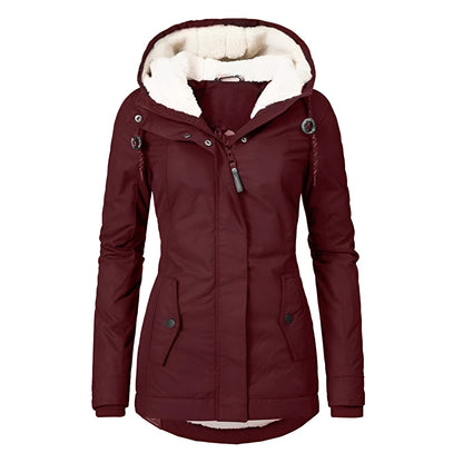 Earleen - Angenehme Damen-Sherpa-Fleecejacke