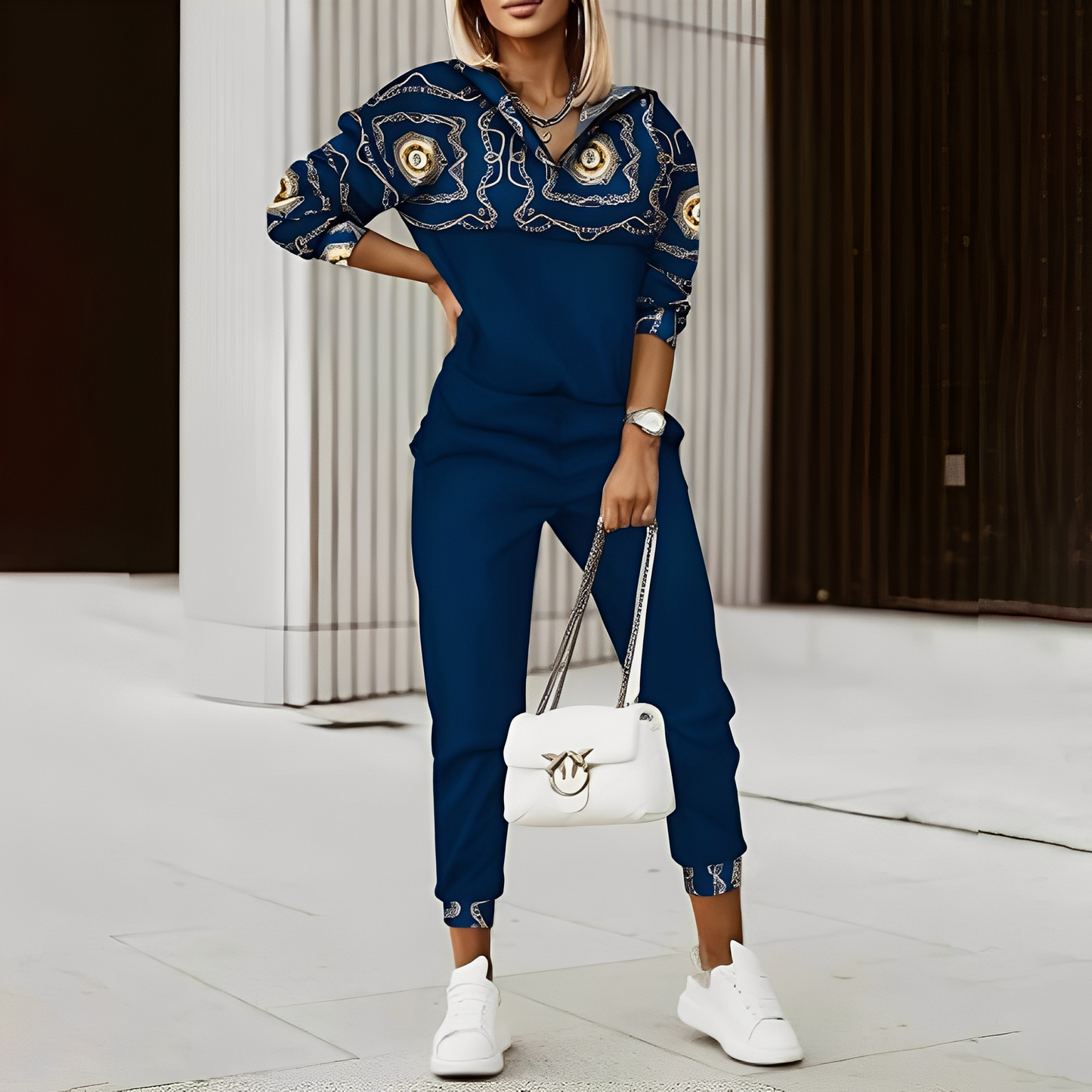 Hollie - Damen-Trainingsanzug mit Reißverschluss im aktuellen Stil