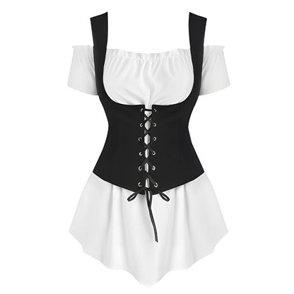 Danica - Damen-Outfit mit Schnürung fürs Oktoberfest