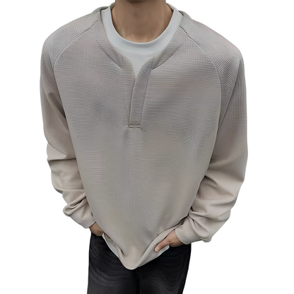 Dayton - Eleganter Herrenpullover mit stilvoller Waffelstruktur