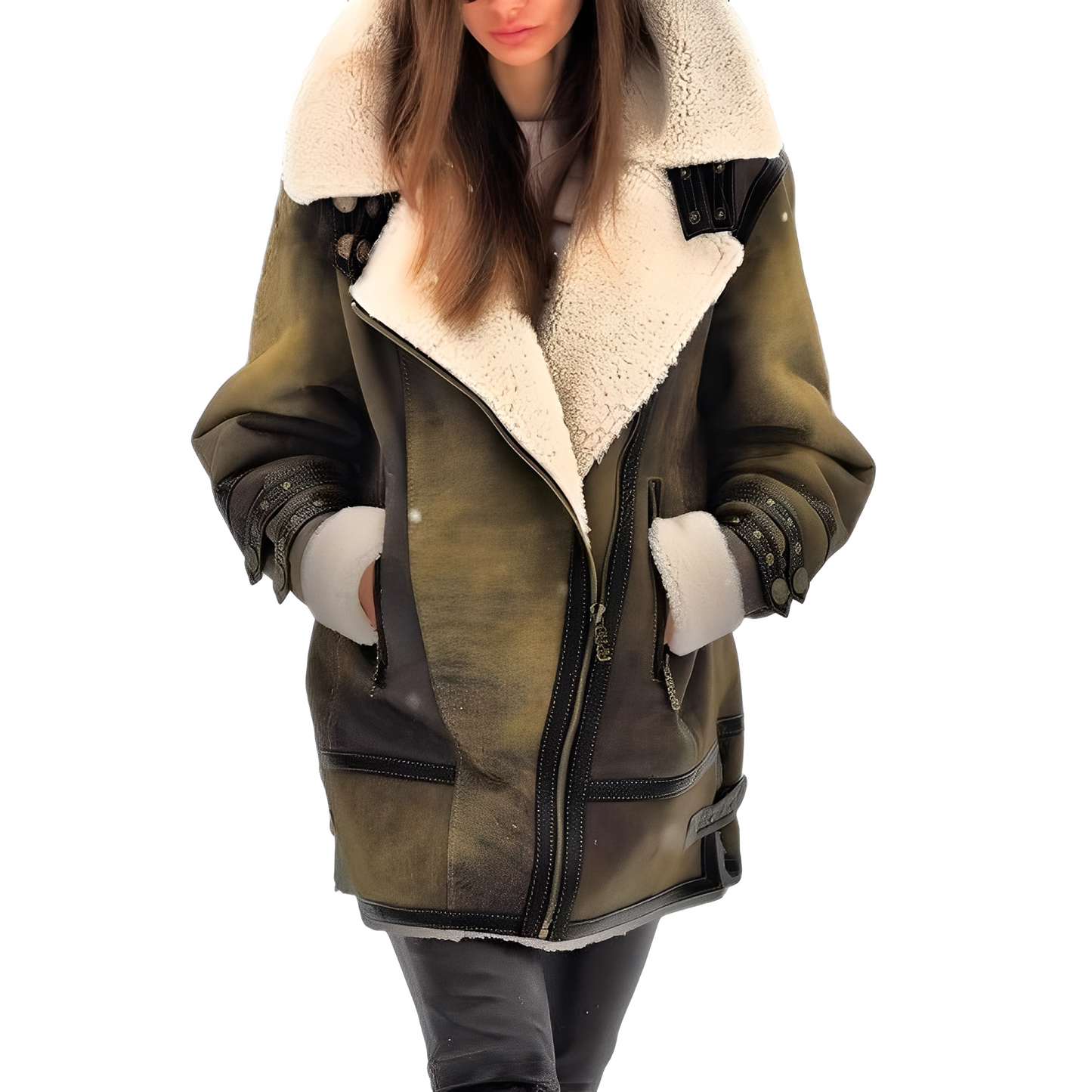 Leilani - Stilvolle Damenlederjacke mit komfortablem Futter