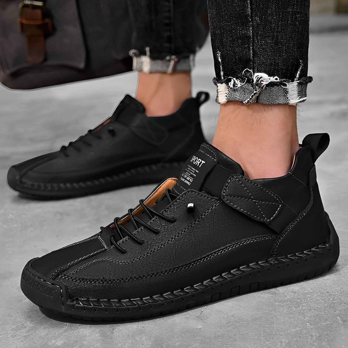 Ronald - Zeitgemäße, leichte Herrensneaker mit Halt