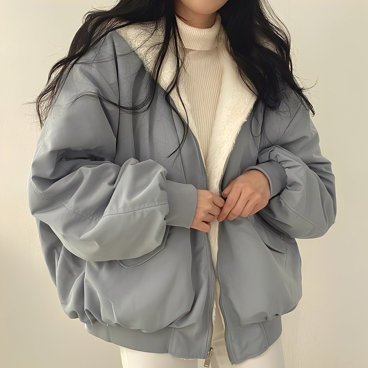 Jasmine - Zeitgemäßer, dicker und lässiger Damenmantel