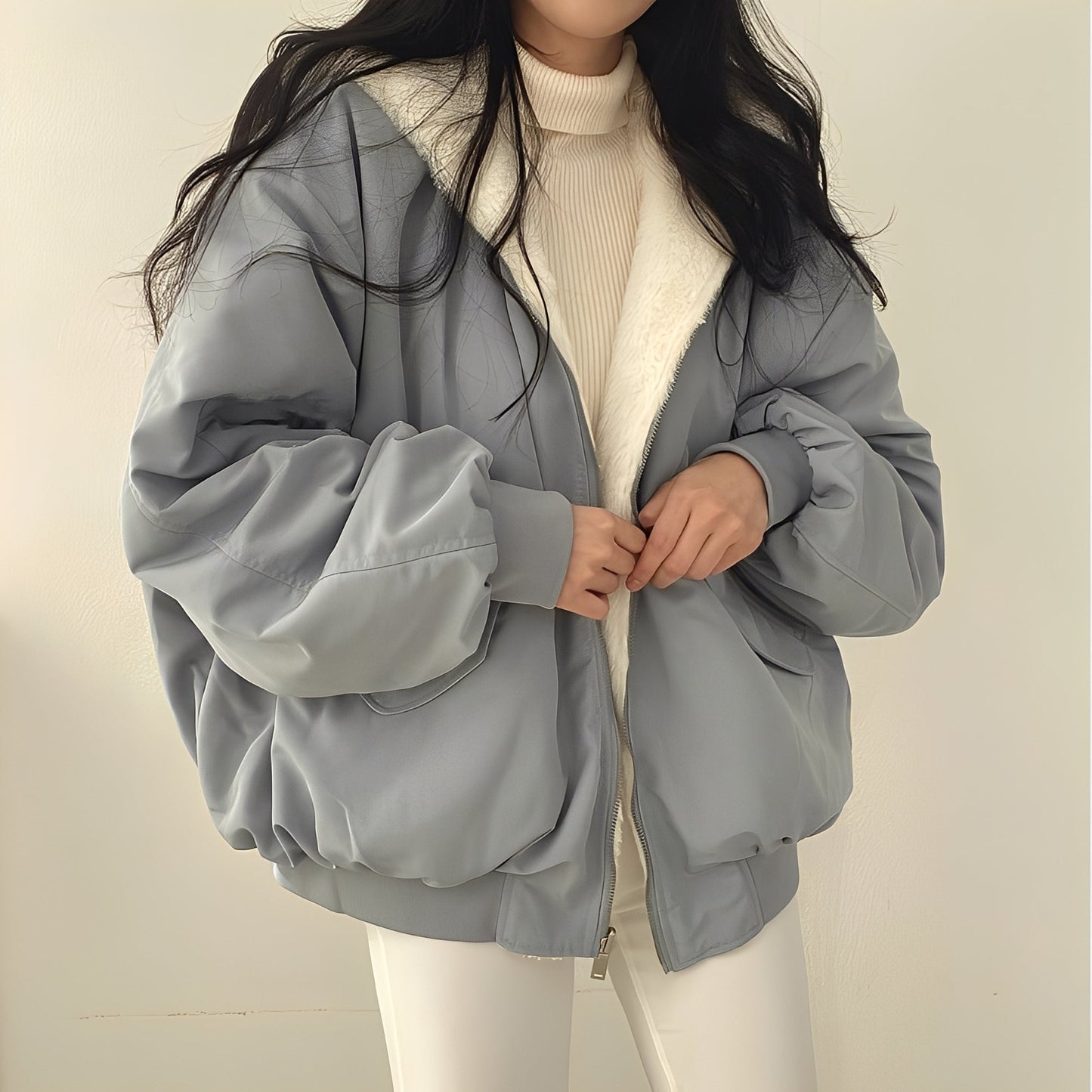 Mallaury - Warme Winterjacke mit lockerem Schnitt für Frauen