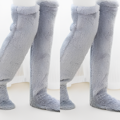 Camellia - Warme, kniehohe Wintersocken für Damen