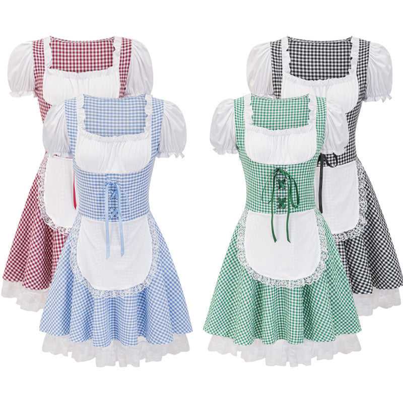 Miriam - Klassisches Damenkleid mit Karomuster