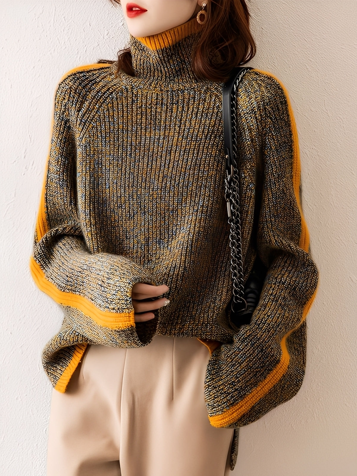 Suzanna - Zeitgemäßer, komfortabler Damenpullover aus Strick