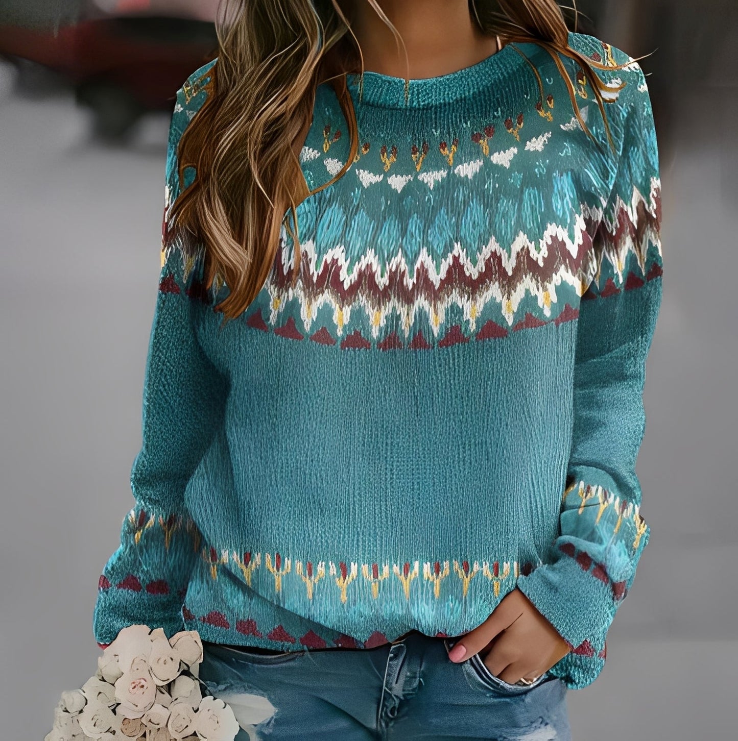 Madalyn - Damenpullover mit modernem Look