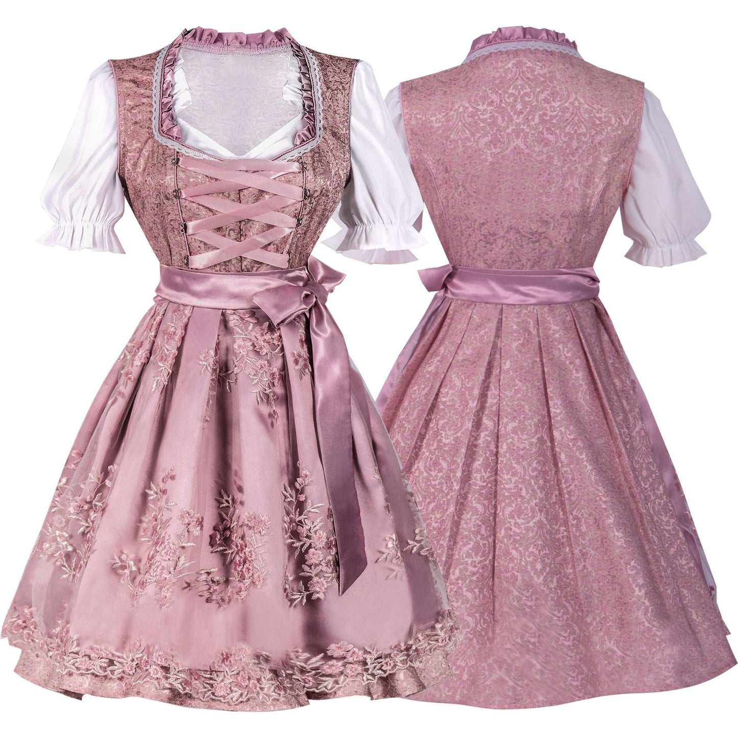 Rachael - Traditionelles Oktoberfest-Dirndl mit Schleife für Damen