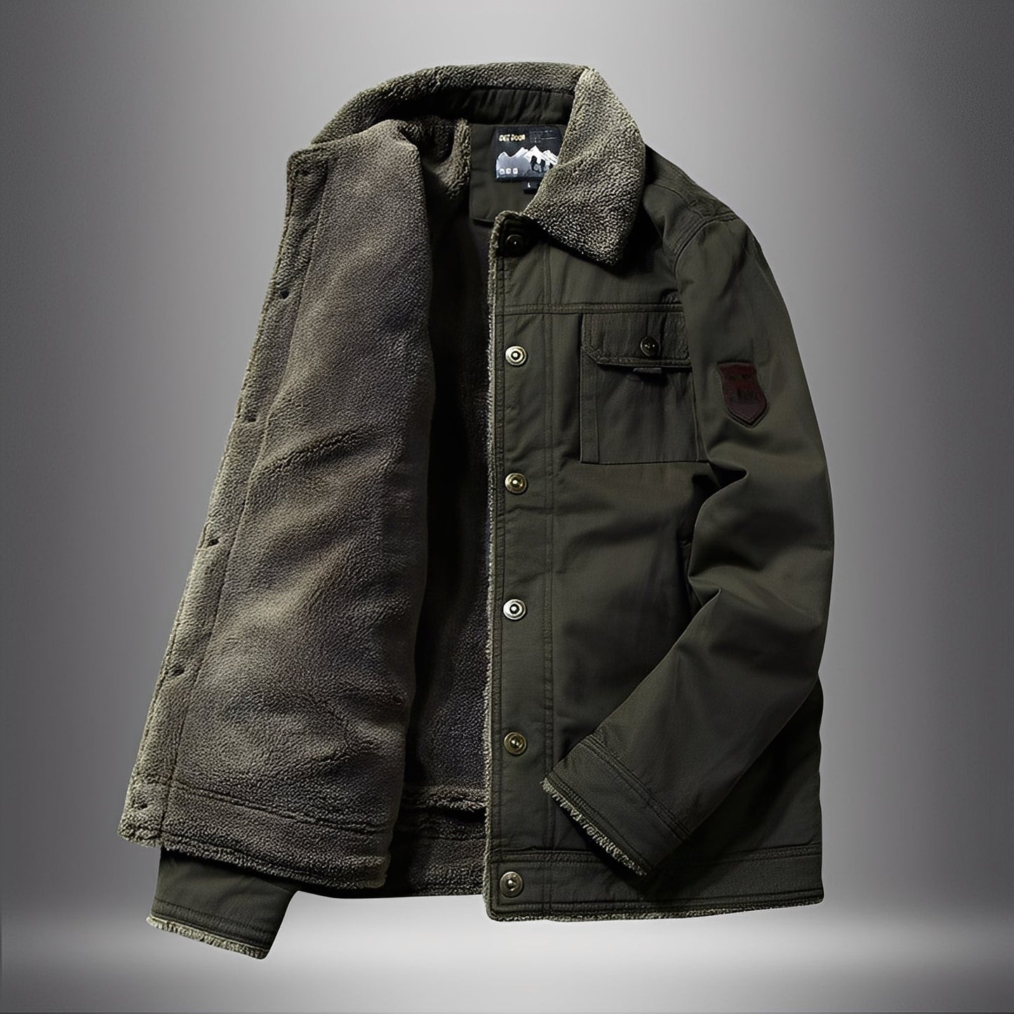 Theo - Moderne, dicke Jacke mit Fleecefutter für Herren